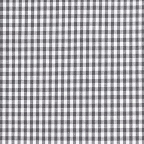 Baumwollstoff Vichykaro 0,5 cm – perlgrau/weiss, 