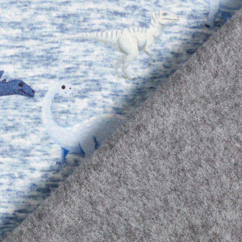 Alpenfleece Dinos – natur/jeansblau, image number 4
