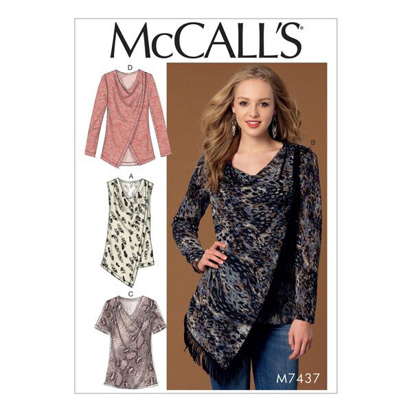 Top, McCalls 7437 | 32 - 40