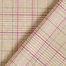 Viskose-Mix Glencheck mit Lurex – mandel/traube,  thumbnail number 4