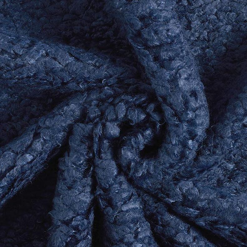 Lederimitat mit Kunstfell Abseite Uni – schwarz/marineblau,  image number 6