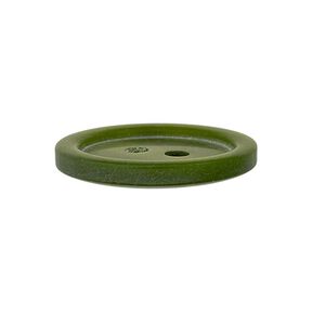 Kunststoffknopf 2-Loch Basic - oliv, 