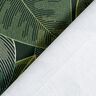 Dekostoff Baumwollköper minimalistische Blätter – dunkelgrün,  thumbnail number 4