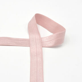 Elastisches Einfassband (Falzgummi) glänzend [20 mm] – hellaltrosa, 