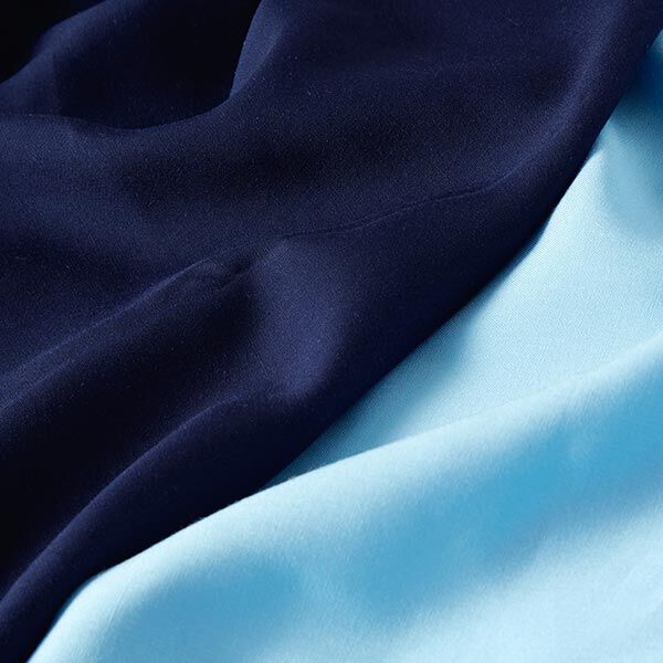 Viskosestoff gewebt Fabulous – marineblau | Reststück 100cm