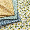 Baumwollstoff Cretonne abstrakte Blätter – ozeanblau/elfenbein,  thumbnail number 5