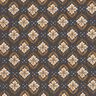 Baumwollstoff Cretonne blumige Kacheln – granit,  thumbnail number 1