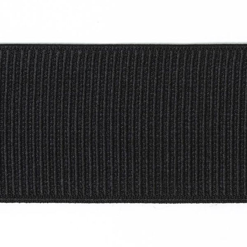 Gummiband Bündchen - schwarz,  image number 1