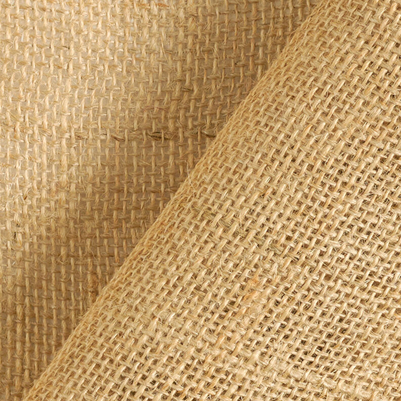 Dekostoff Jute Uni 150 cm – beige,  image number 4