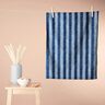 Frotteestoff Bambus Blockstreifen – hellblau/marineblau,  thumbnail number 7