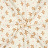 GOTS Musselin/ Doppel-Krinkel Gewebe Vögel und Herzen | Poppy Fabrics – wollweiss,  thumbnail number 4