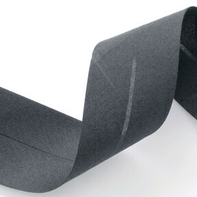 Schrägband Polycotton [50 mm] – dunkelgrau, 