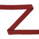 Elastisches Spitzen-Einfassband (Falzgummi) [12 mm] - bordeauxrot,  thumbnail number 1