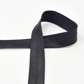 Elastisches Einfassband (Falzgummi) glänzend [20 mm] – schwarz, 