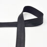 Elastisches Einfassband (Falzgummi) glänzend [20 mm] – schwarz,  thumbnail number 1
