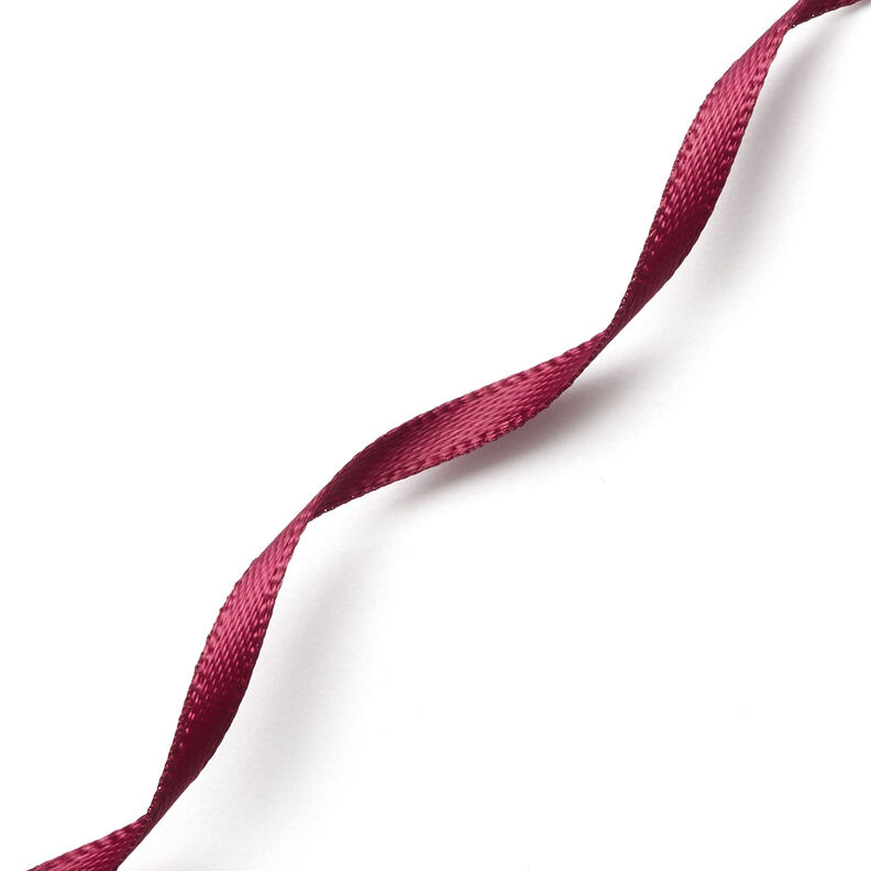 Satinband [3 mm] – bordeauxrot,  image number 3