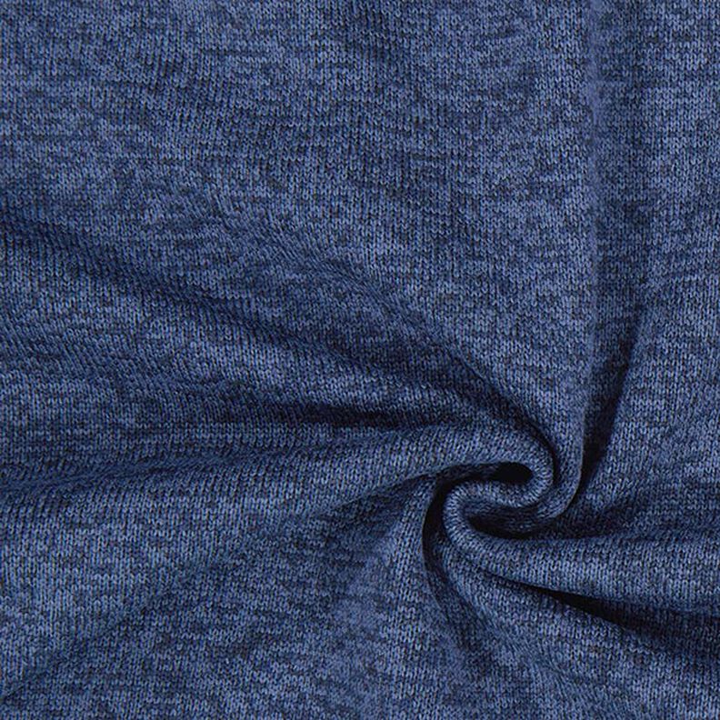 Strickfleece – marineblau,  image number 1