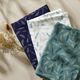 GOTS Musselin/ Doppel-Krinkel Gewebe Federn | Tula – marineblau,  thumbnail number 6