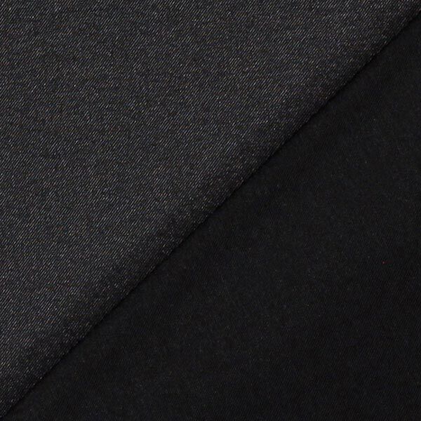 Stretch Satin – schwarz | Reststück 140cm