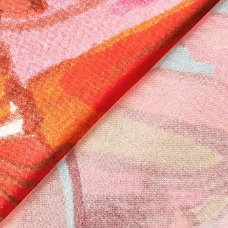 Beachwear Panel Pareo Sommerblumen – orange/gelboliv, image number 5