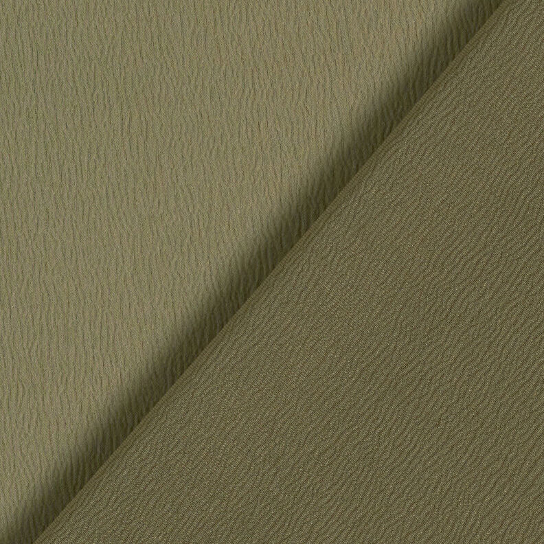 Crêpe Satin Uni – oliv,  image number 3