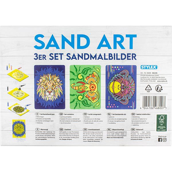 DIY-Malset Sandmalerei Tiere, image number 7