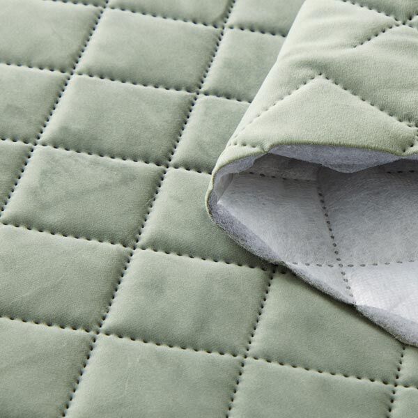 Polsterstoff Samt Steppstoff – schilf, image number 3