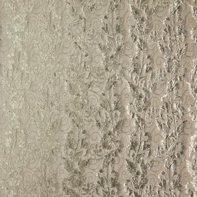 Bekleidungsjacquard Brokat Blumen – taupe, 