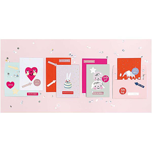 DIY Card Hello Baby Kindergesichter | Rico Design, image number 4