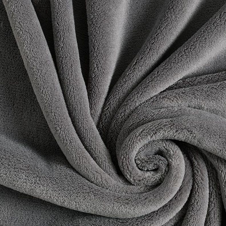 Kuschelfleece – schiefergrau,  image number 1
