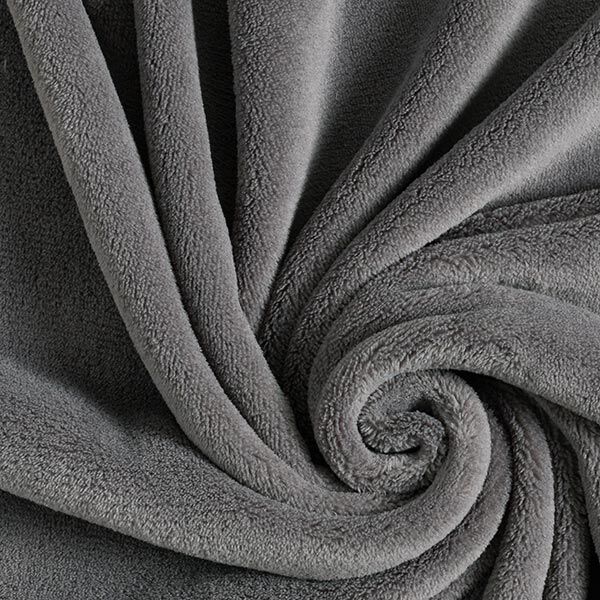 Kuschelfleece – schiefergrau,  image number 1