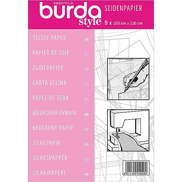 Burda Seidenpapier - weiss,  image number 1