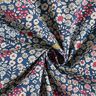 Dekostoff Halbpanama Blümchen – marineblau,  thumbnail number 3