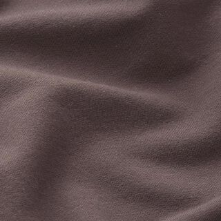 Leichter Baumwollsweat Uni – dunkelbraun, 