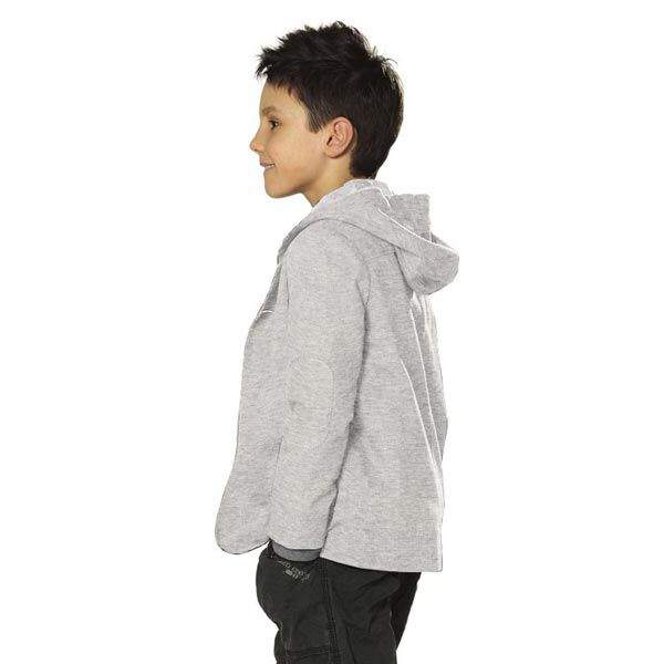 Sweatshirt Melange Hell – grau | Reststück 70cm
