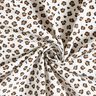 Baumwollpopeline Leoprint – elfenbein/rehbraun,  thumbnail number 3