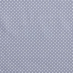 Baumwollpopeline Mini Polka Dots – stahlblau/weiss, 