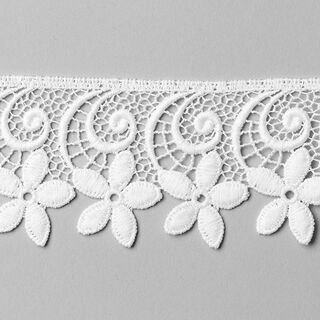 Nadelspitze Fleur [52 mm] - weiss, 