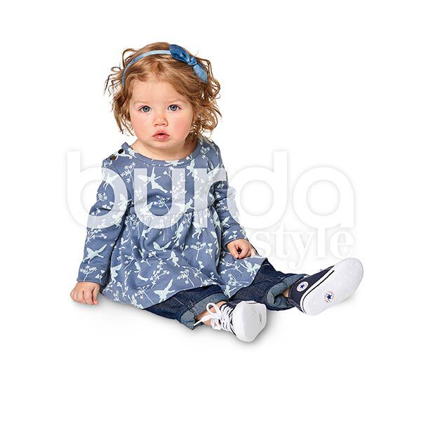 Babykleid / Body | Burda 9347 | 62-92,  image number 5