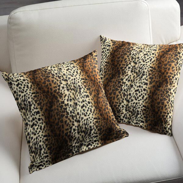 Tierfellimitat Leopard – beige, image number 5