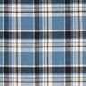 Baumwollflanell Karo – jeansblau/schwarz,  thumbnail number 1