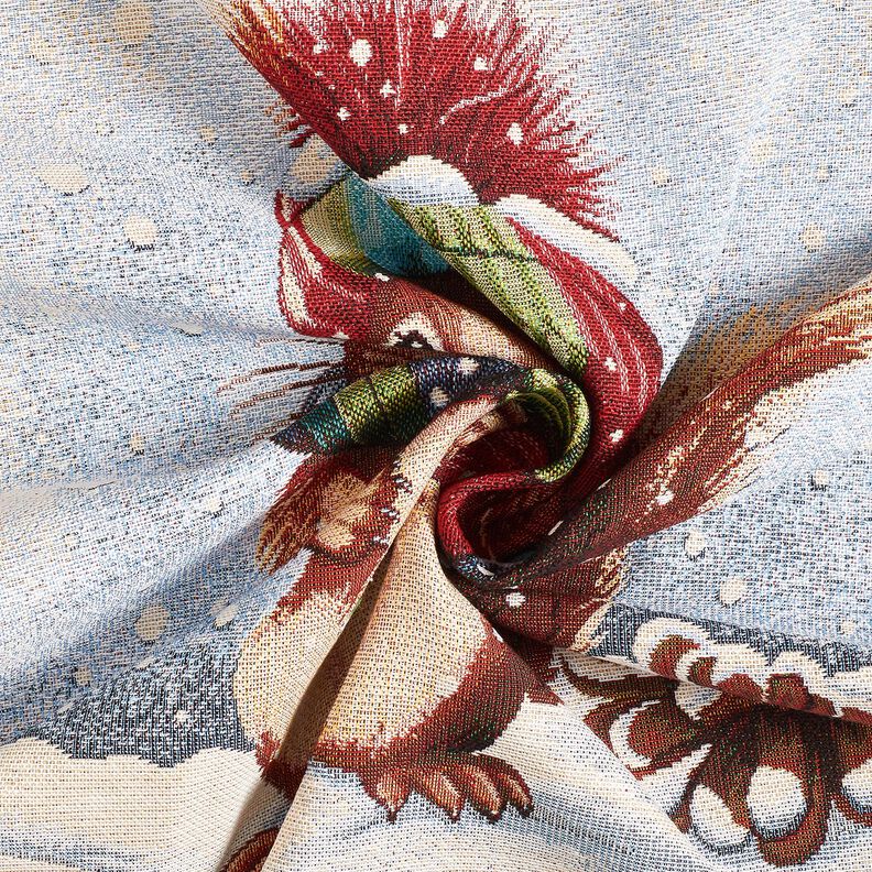 Dekopanel Gobelin niedliches Eichhörnchen – hellbeige/bronze,  image number 3