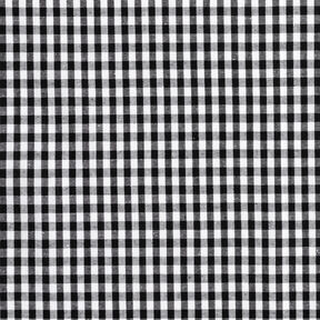 Baumwollstoff Vichykaro 0,5 cm – schwarz/weiss, 