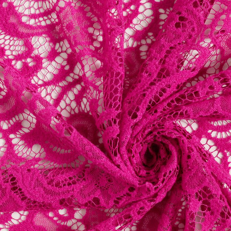 Bouclé-Spitze Blumen – intensiv pink,  image number 3