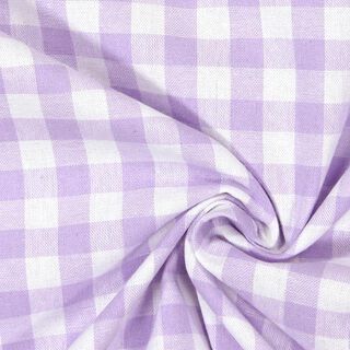 Baumwollstoff Vichy - 1 cm – pastellflieder, 