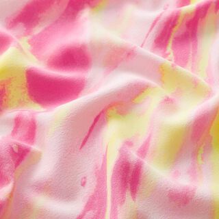 Polyesterstoff verlaufende Farben – rosa/gelb, 
