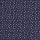 Musselin/ Doppel-Krinkel Gewebe Dreiecke – marineblau/weiss,  thumbnail number 1