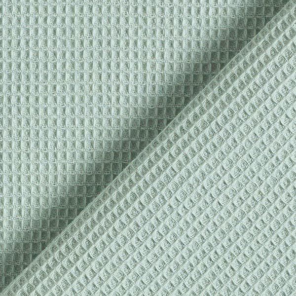 Waffelpiqué Mini – mintgrün | Reststück 50cm