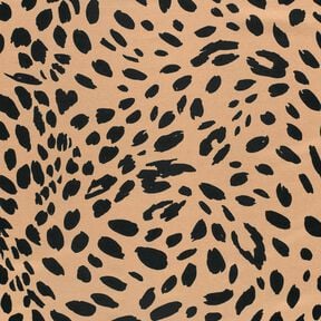 Romanit Jersey Leoprint – mocca/schwarz, 