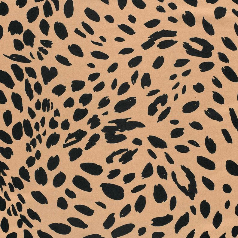 Romanit Jersey Leoprint – mocca/schwarz, image number 1